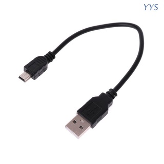 YYS USB 2.0 court A mâle vers mini 5 broches B Data Câble cordon adaptateur