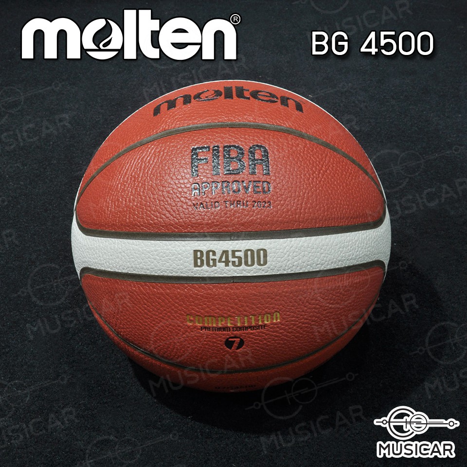 ลูกบาสเกตบอล ลูกบาส Molten BG4500 เบอร์7 ของแท้ 100% มี มอก. จากตัวแทนขาย Molten โดยตรง
