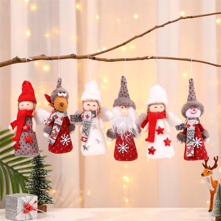 Christmas Decorations Santa Claus Angel Doll Xmas Tree Pendant Home Window Desktop Ornaments Party Scene recommend