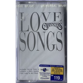 Cassette Tape เทปคาสเซ็ตเพลง Carpenters Love Songs รวม 20 เพลงฮิต ลิขสิทธิ์ ซีล Yesterday Once More