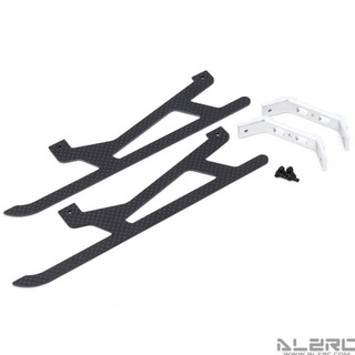 ขาสกี ALZRCสำหรับ  450- 450PRO- 450L- 465 -480 โลหะคาร์บอน Landing Skid ชุด Fit T-REX 450L RC เฮลิคอปเตอร์อะไหล่