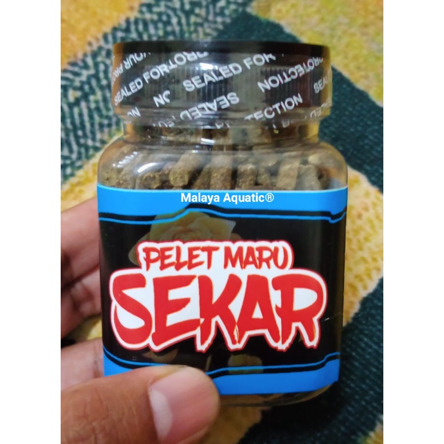 Maru SEKAR TRIAL PACK 20G Pellets [เม็ดสําหรับchanna][ channa Food][เม็ดพิเศษสําหรับดอกชะนะที่ผลิตโด