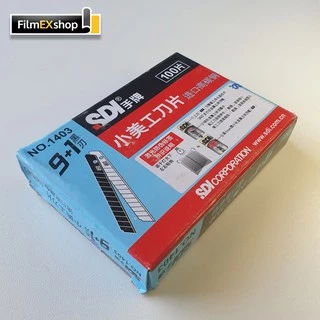 SDI ใบมีดคัตเตอร์ 9 มม (หลอด 10 ใบ) คัตเตอร์ Cutter Blade K403 1361 1403 K361