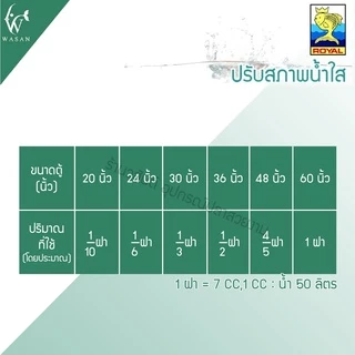 ปรับสภาพน้ำใส MS Royal (ขวดขาว)