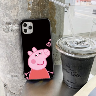 เคสโทรศัพท์ซิลิโคน ลาย Peppa Pig สําหรับ OPPO Realme C2 C11 C12 C15 C17 XT X2 K5 X50 7 Pro 4G 7i