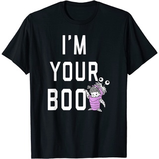 ✶✼❀Disney Pixar Monsters University Im Your Boo Cotton T-shirt for Men and Women Tee Shirts Adultsเสื้อยืด