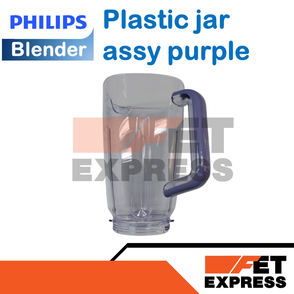 Plastic jar Purple โถปั่นน้ำพลาสติกไหล่แท้สำหรับเครื่องปั่น PHILIPS รุ่น HR2221 (300005069331)