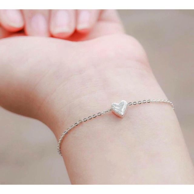 SILVER JEWELRY HEART BRACELET