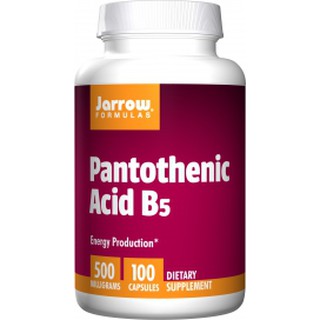 Jarrow Formulas Pantothenic Acid B5 500 mg 100 Capsules