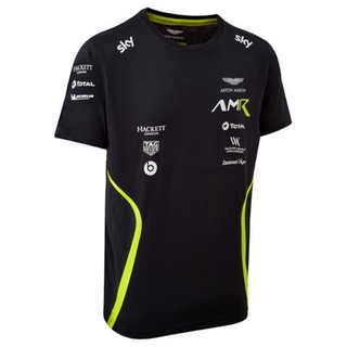 Aston Martin Mens Racing Quick Dry Short Sleeve Round Neck T-Shirt