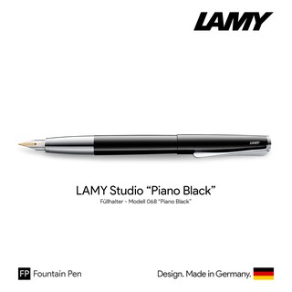 Lamy Studio "Piano Black" Fountain Pen - ปากกาหมึกซึมลามี่สตูดิโอ รุ่นเปียโนแบล็ค