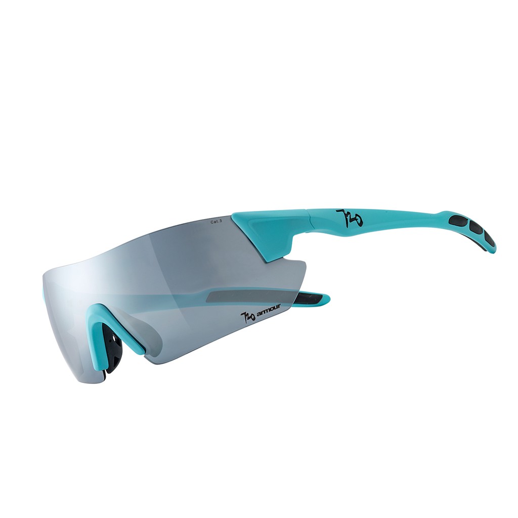 แว่นตากันแดด 720armour รุ่น Kamikaze Plus สีกรอบ Matte Aquamarine สีเลนส์ Platinum Grey Ti