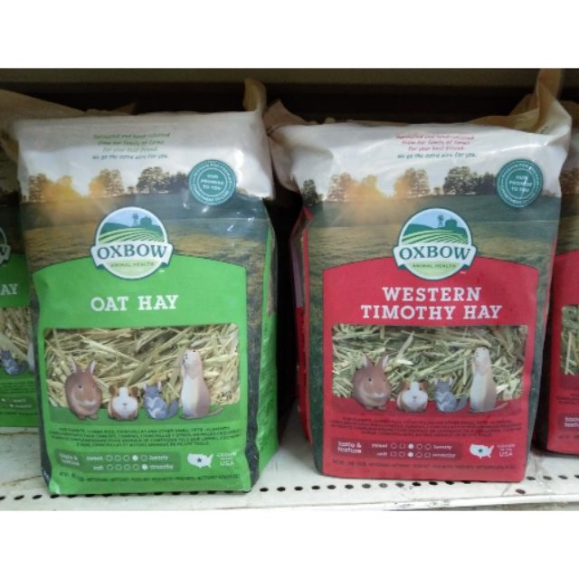 หญ้ากระต่าย Oxbow Hayหญ้าทีโมธี,หญ้าโอ๊ต425กรัม