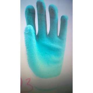 10คู่ถุงมือผ้าเคลือบสินค้าพร้อมส่ง