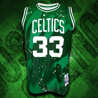 เสื้อบาส เสื้อบาสเกตบอล Basketball NBA ทีม Boston Celtics เสื้อทีม บอสตัน เซลติก #BK0110 รุ่น Classic ไซส์ S-5XL