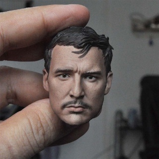 โมเดลฟิกเกอร์ The Mandalorian Pedro Pascal Head Sculpt สเกล 1/6 ขนาด 12 นิ้ว