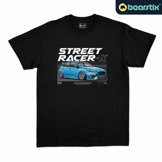 เสื้อยืดผู้ เสื้อยืด พิมพ์ลาย Bearstix Ford Focus RS Racing S-5XL