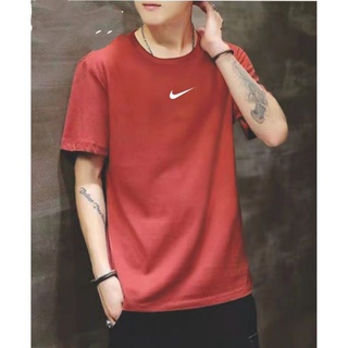 Nike เสื้อยืด Unisex ที่มีคุณภาพสูงผ้าฝ้ายมาคาปาล S*f