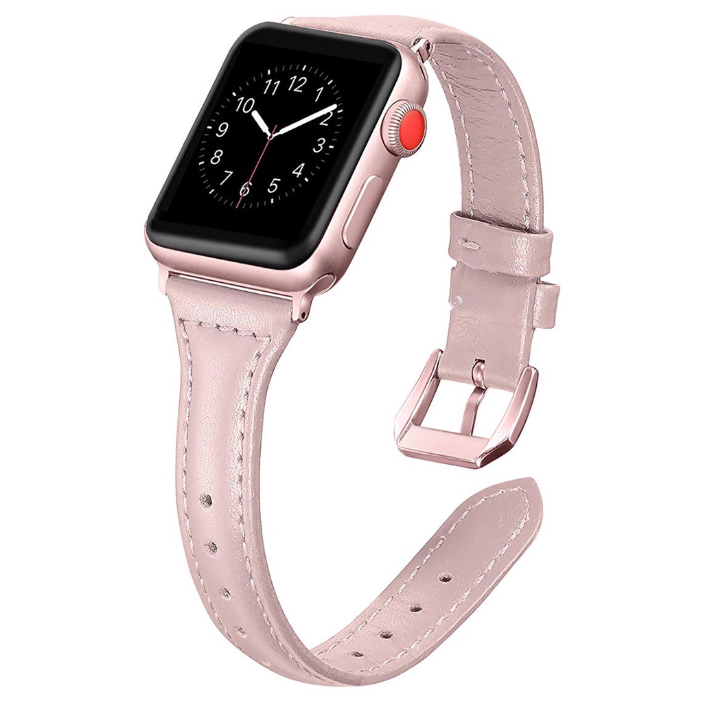 สายนาฬิกาข้อมือหนังแท้ สําหรับ Apple Watch iwatch