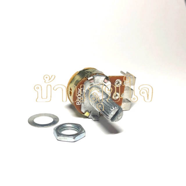 WH148 3pin ขางอ วอลลุ่ม กีตาร์ B5K B10K B50K B100K B500k Guitar Linear Taper Potentiometer 15MM