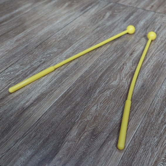 [พร้อมส่ง!] ไม้ตีเบลไลล่า พลาสติก (สีเหลือง) สำหรับ ไม้ตี Marching Bell มาร์ชชิ่งเบล ไม้ตีเบลไลร่า มาร์ชชิ่ง - มีปลายทาง - รูปที่ 2