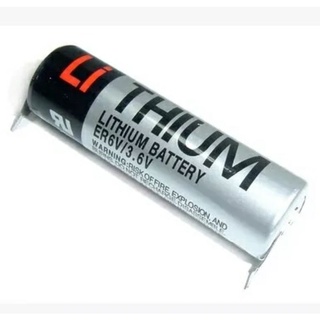 Toshiba ER6V/3.6V 2400mAh รุ่นมีขา แบตเตอรี่ลิเธียม PLC Industrial Battery  ส่งทุกวัน