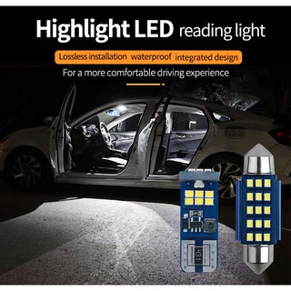 [New!!!] LED ไฟภายในรถยนต์ Interior light  SMD1620 T10 capsule 31mm 36mm. 39mm 41mm Super Bright