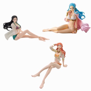 โมเดลฟิกเกอร์ PVC รูปการ์ตูนอนิเมะ Nami Robin Vivi ขนาด 10 ซม. เหมาะกับของขวัญ ของเล่นสําหรับเด็ก