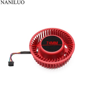 BASA0725R2U 12V 1.20A 4Pin Red Cooler Fan Replace For ATI HD5870 HD5970 Graphics Card Cooling Fan turbine New &amp; Original