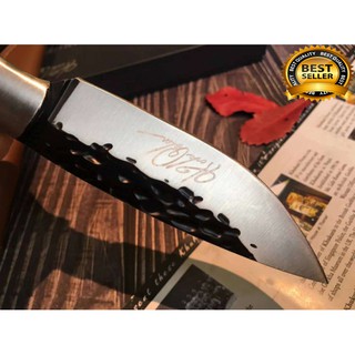 Fixed blade knife (High carbon steel) มีดพก มีดเดินป่า มีดแคมป์ปิ้ง มีดใบตาย มีดสวย มีดทหาร มีดพกทหาร มีดพกเดินป่า