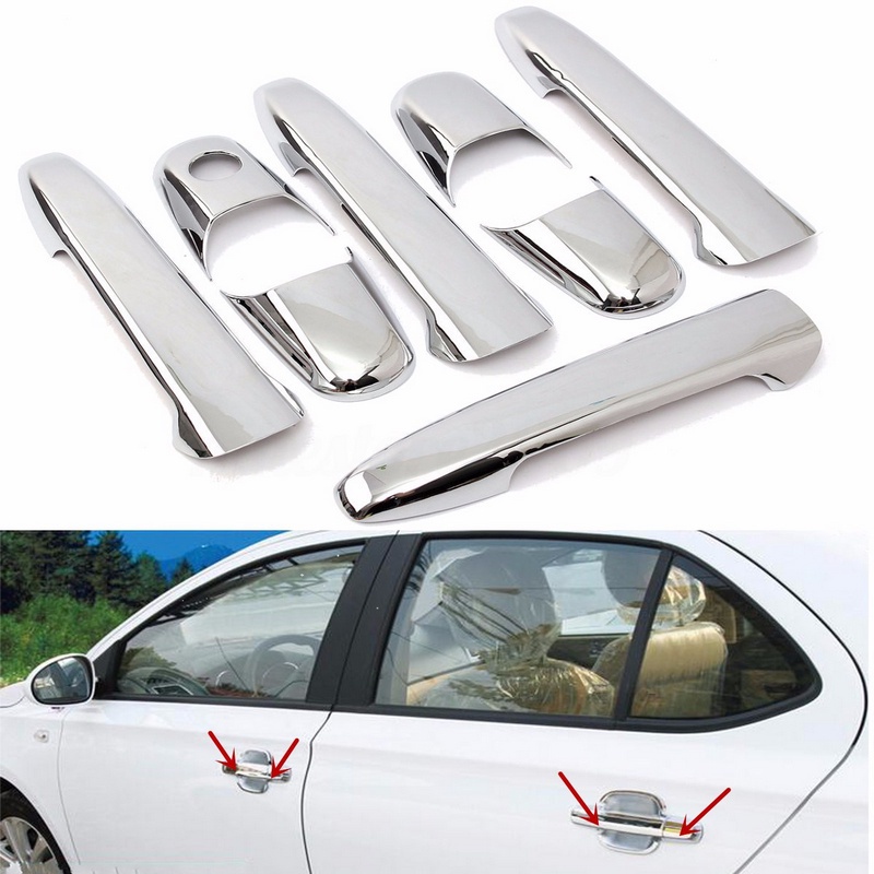 Door Handle Cover For Mazda 2 3 5 6 CX7 CX9 RX8 Ford Lincoln MKX MKZ Chrome Trim