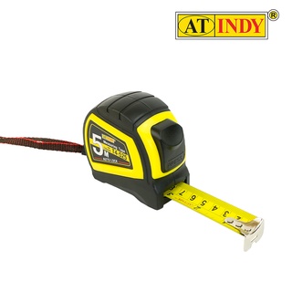 AT INDY ตลับเมตรหุ้มยาง 5ม. x 25มม. รุ่น Auto-Lock T4-525