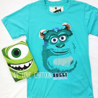 เสื้อยืดลายการ์ตูนมอนเตอร์อิงค์ Monster Inc Ver.1