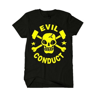 เสื้อยืด พิมพ์ลายโลโก้ EVIL CONDUCT