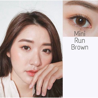 Run mini (Brown) ค่าสายตา 0.00-10.00 คอนแทคเลนส์