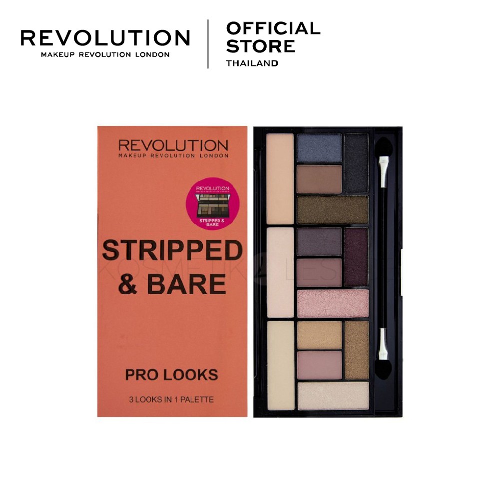 คุณภาพดี สวยๆ แนะนำ Revolution Looks Palette Stripped Bare คุณภาพดี สวยๆ แนะนำ Revolution Looks Palette Stripped Bare