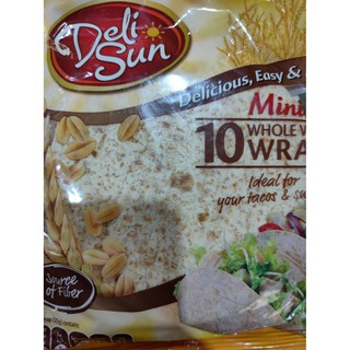 DeliSun Mini10 Whole Wheat Wraps 250g