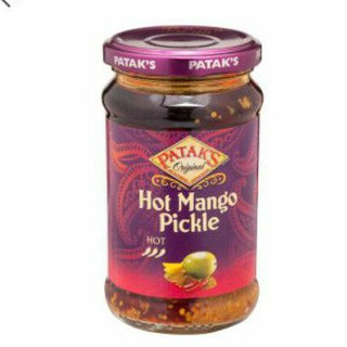 ราคาพิเศษ!! Pataks Hot Mango Pickle ซอสรสหวาน สำหรับจิ้ม อาหาร เผ็ดมาก พาทัคส์ 283 กรัม คุณภาพระดับพรีเมี่ยม