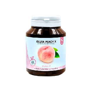 Gluta Peach X กลูต้าพีช เอ็กซ์ ( 60 แคปซูล / กระปุก )