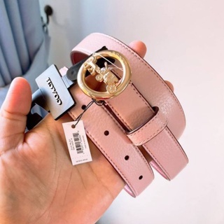 🎀 ส่งฟรี เข็มขัดผู้หญิง หัวรถม้า สีชมพู F78181 ขนาด 25mm (W) HORSE AND CARRIAGE BELT size XL