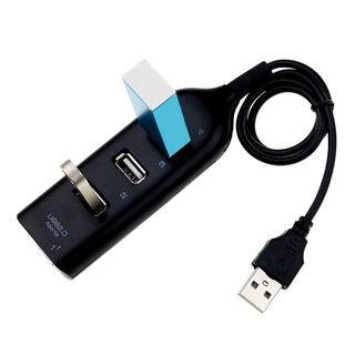 Universal Usb Hub 4 พอร์ต Usb 2 . 0 ความเร็วสูง Mini Hub อะแดปเตอร์แยกสายเคเบิ้ลสําหรับแล็ปท็อปพีซี