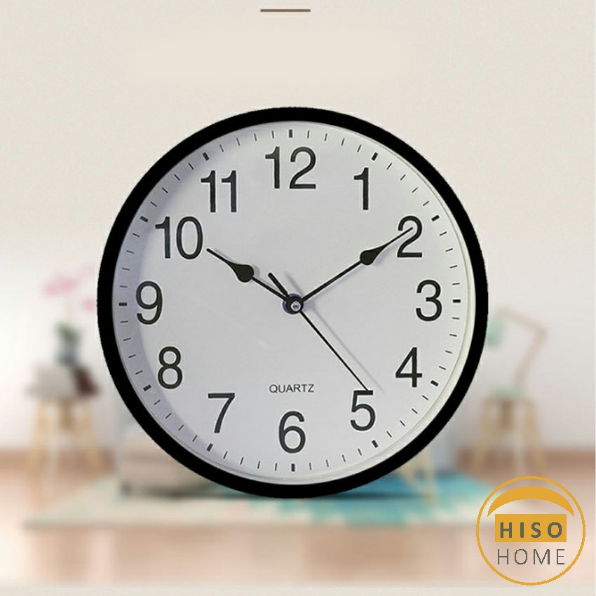 นาฬิกาเดินเงียบ เรียบง่ายและมีสไตล์ นาฬิกาแขวนทรงกลม wall clock