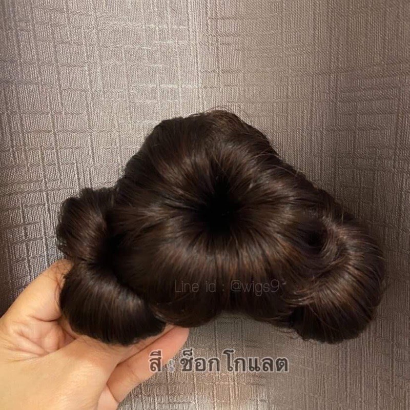 มวยผม มวยผมปลอม แบบกิ๊บ ใช้งานง่าย สวยเนียนเป็นธรรมชาติ มวยเกล้าผม ทำจากไหมเกาหลีแท้100% กิ๊บงับช่อ 7 ดอก วิกผมเกล้า