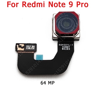 อะไหล่โมดูลกล้องหลังสําหรับ Xiaomi Redmi Note9 Pro Note9 9Pro