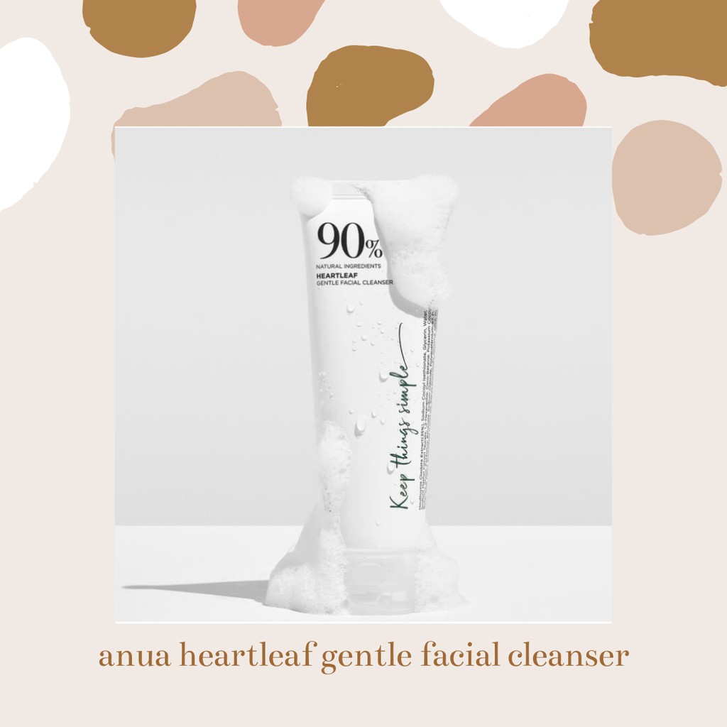 ♡ anua heartleaf gentle facial cleanser