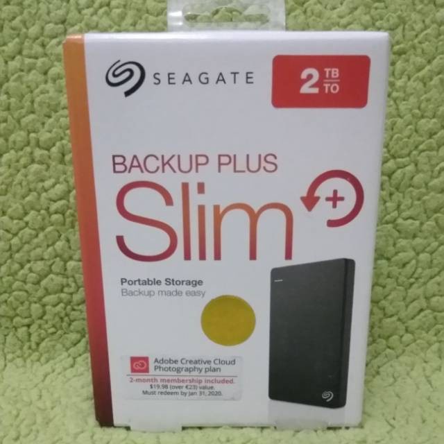 ¿¸hot Harddisk External Seagate Backup Plus Slim 2 TB / HDD Eksternal