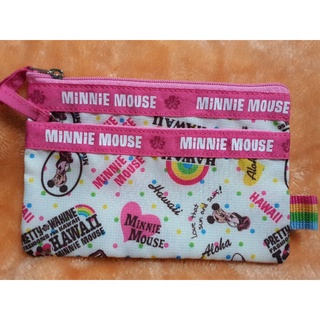 Disney Store Minnie Mouse Pencil case Pouch Cosmetic Bag กระเป๋า มินนี่ เม้าท์ ดิสนี่ย์สโตร์ ใส่ ดินสอ เครื่องสำอางค์