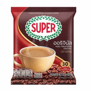 โฉมใหม่ ซุปเปอร์กาแฟ 3in1 ออริจินัล 600 กรัม (20 กรัม x 30 ซอง)