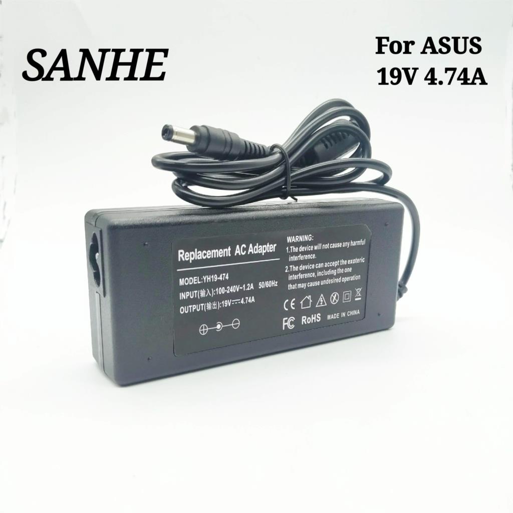 19v 4.74a 5.5 * 2.5mm ac portable travel charger power adapter for asus laptop ADP-90SB bb PA-1900-24 PA-1900-04 power s