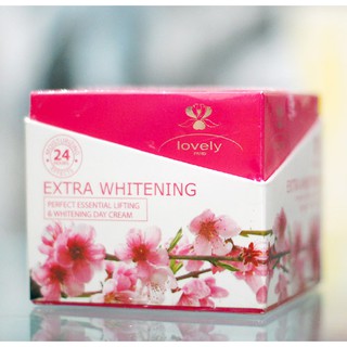 ครีมเลิฟลี่กลางวัน Lovely Extra Whitening Day Cream (18 กรัม) ของแท้ 💯